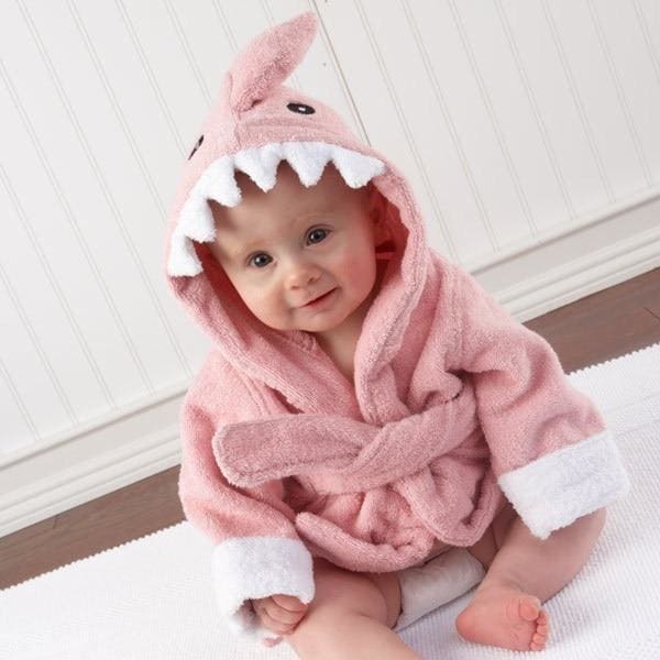 Hooded Animal Baby Bathrobe - Baby&Toddler clothing