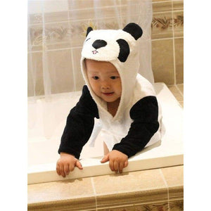 Hooded Animal Baby Bathrobe - Panda / 0-18 month