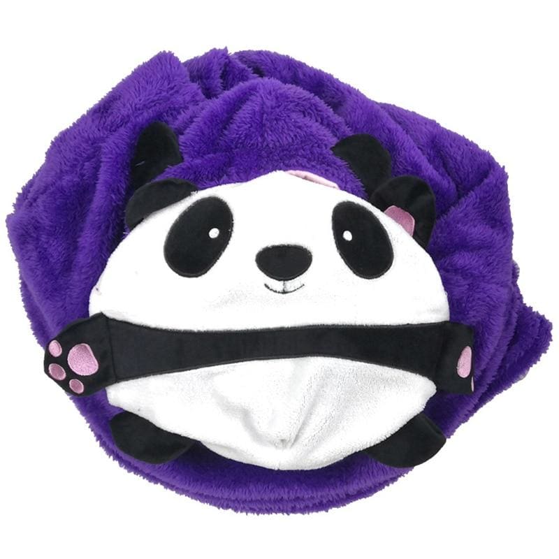 Hooded Wearable Blanket For Kids - Panda / one size for all
