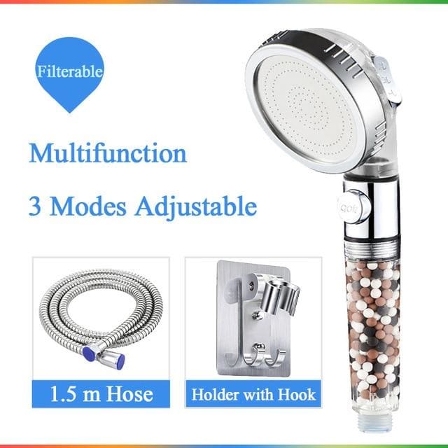 Ionic filter shower head - showerhead-set1 / 3 inch - 