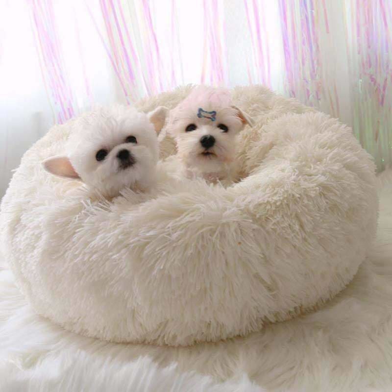 Kennel Round Plush Nest Bed - Pet Accessories
