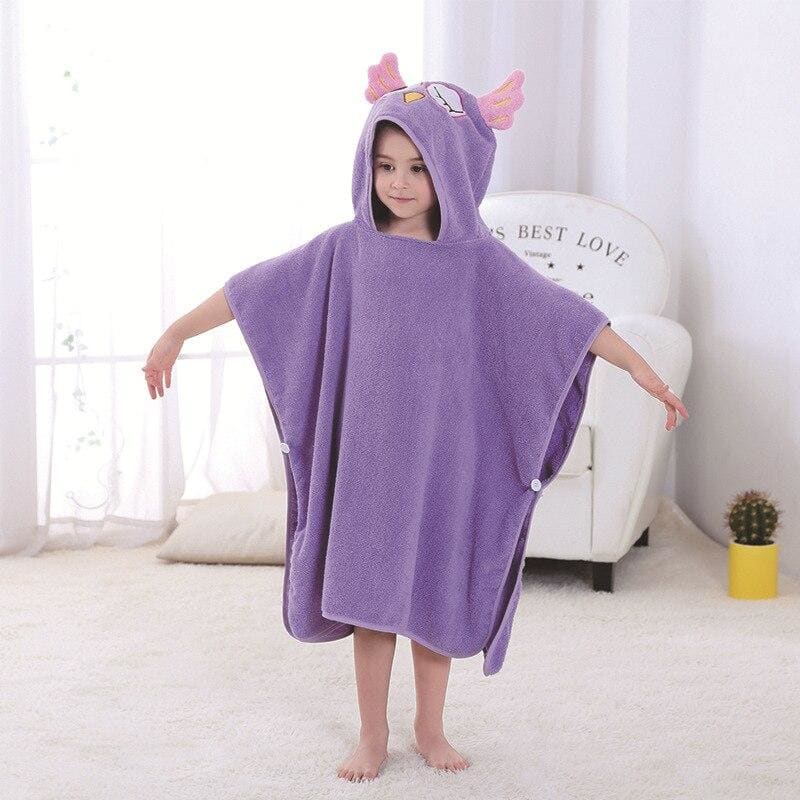 Kids Bath Towel - owl - Baby&Toddler clothing