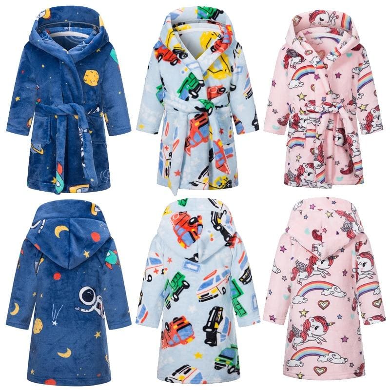 Kids Rainbow Bathrobe - Baby&Toddler clothing