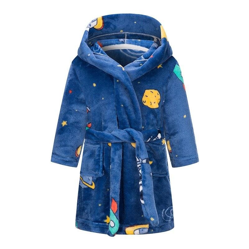 Kids Rainbow Bathrobe - Blue / 3T 90 - Baby&Toddler clothing