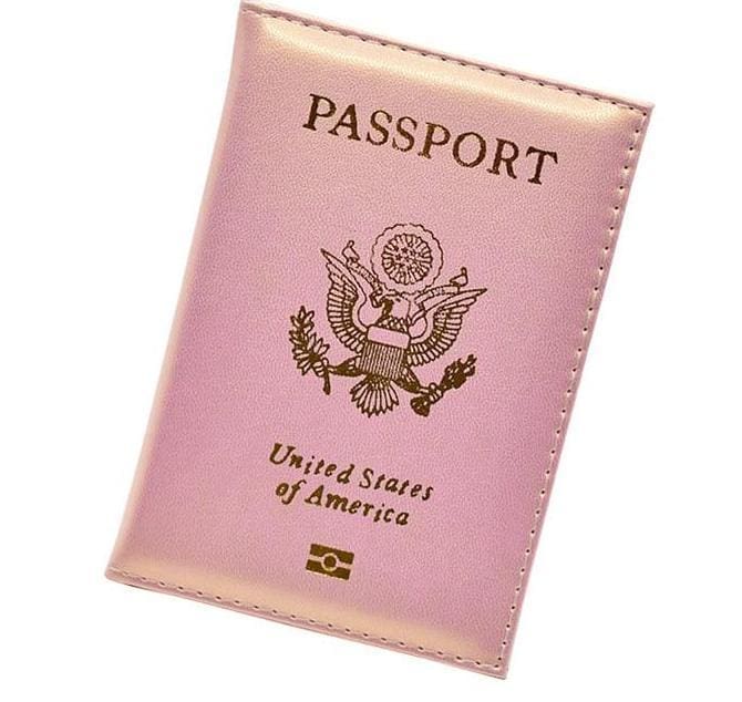 Leather USA passport holder - Card & ID Holders