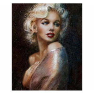 Marilyn Monroe diamond painting - 20x25cm - Diamond