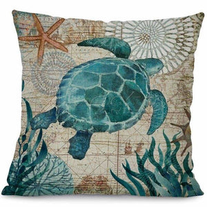 Marine Life Cushion Cover - 44x44cm / 3