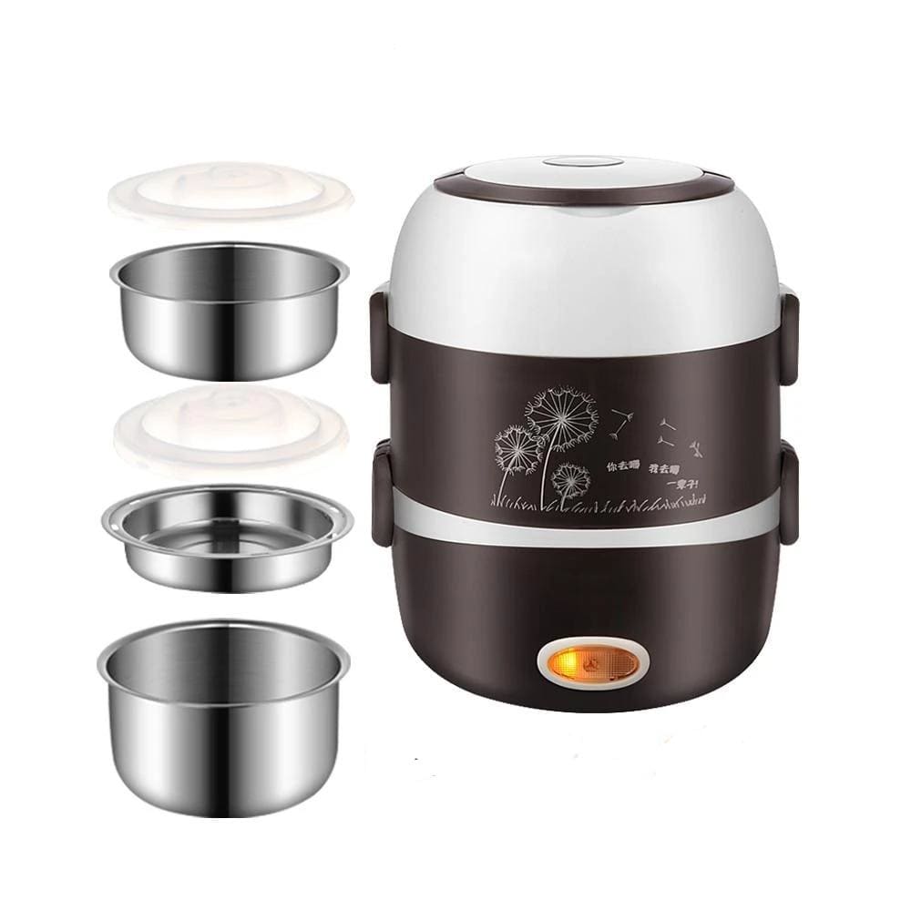 Meal cooker lunch box - 3 layers 110v - kitchen appliances 2