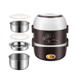 Meal Cooker Lunch Box - 3 layers 110V - Kitchen Appliances 2
