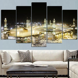 Mecca Oil Painting - 90x150cm Unframed - Home Decor