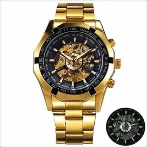 Mechanical Watch Luxury - GOLDEN ALL BLACK - Watches