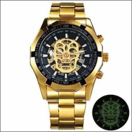 Mechanical Watch Luxury - UPGRADE GOLDEN SKULL - Watches