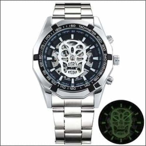 Mechanical Watch Luxury - UPGRADE SILVER SKULL - Watches