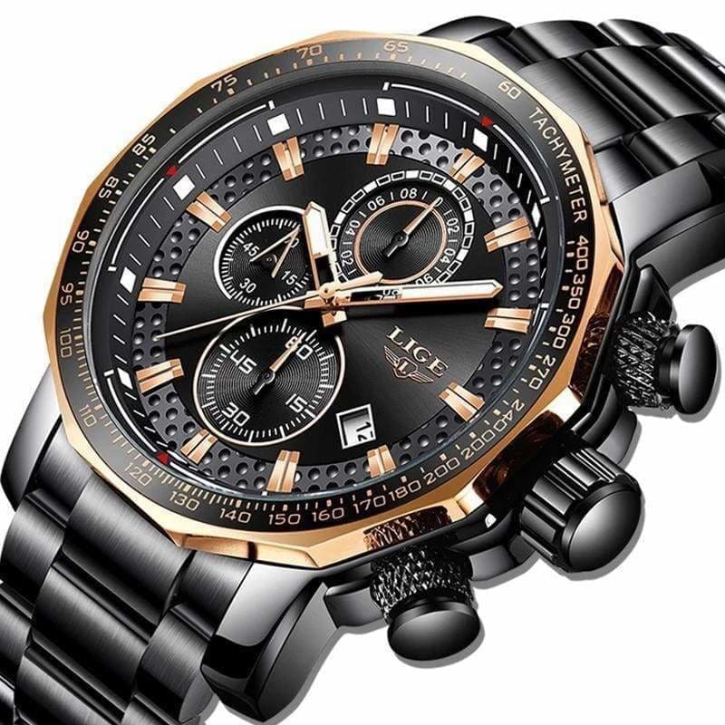 Mens Luxury Watches Just For You - Black rose gold