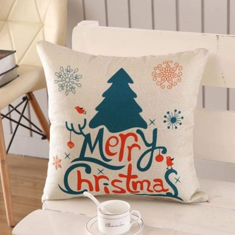 Merry Christmas Cushion Cover - Decoration