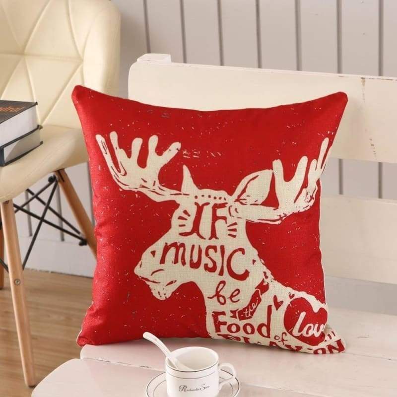Merry christmas cushion cover - type 24 / 45x45cm - 