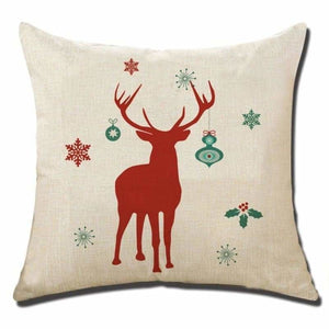 Merry christmas cushion cover - type 7 / 45x45cm - 