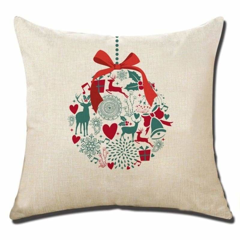 Merry christmas cushion cover - type 8 / 45x45cm - 