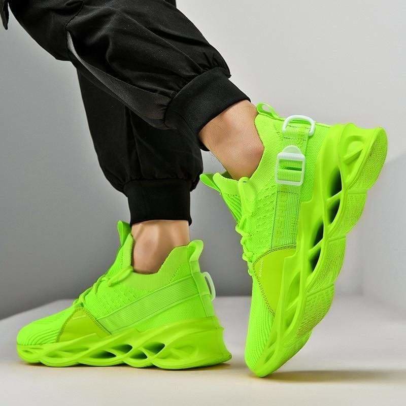 Mesh casual sneakers blade bottom shoes