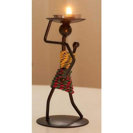 Metal candle holder - d - home decor 2