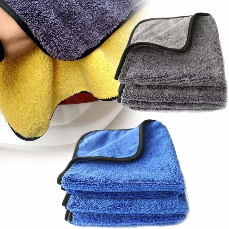 Microfiber plush detailing towel - sponges cloths & brushes