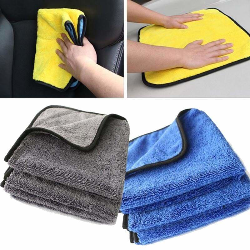 Microfiber plush detailing towel - sponges cloths & brushes