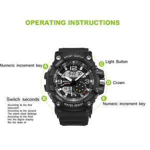 Military Watch Sports For Men - Quartz Watches