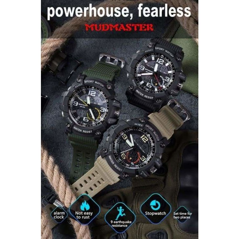 Military Watch Sports For Men - Quartz Watches