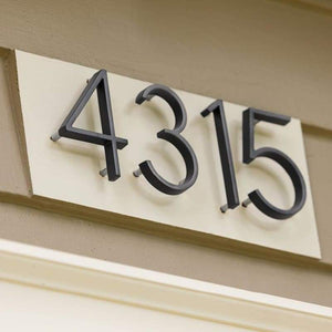 Modern house number just for you - door plates