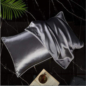 Mulberry Silk Pillowcase - Light Grey - Bedding and linens