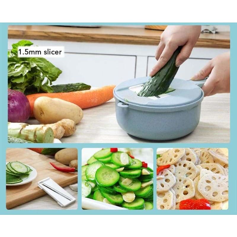 Multipurpose Vegetable Slicer Bowl - Shredders & Slicers