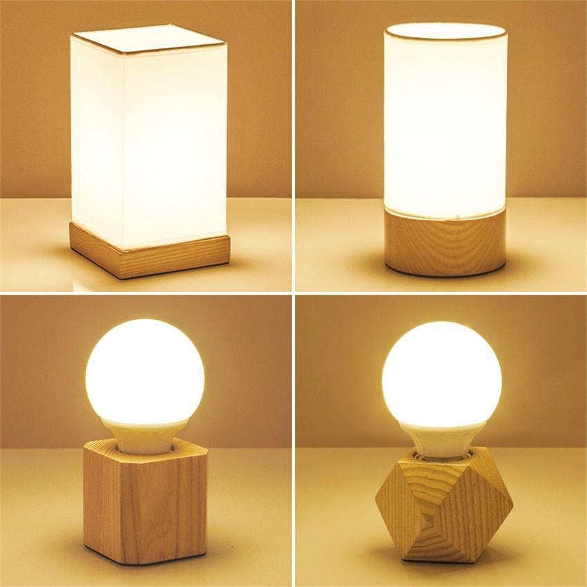 Nordic Wood Table Lamp - Light Lamp2