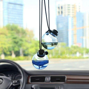 Pendant glass car perfume