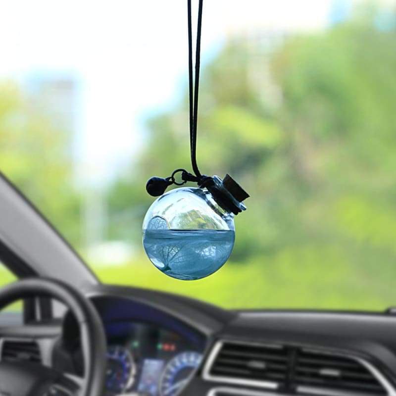 Pendant glass car perfume