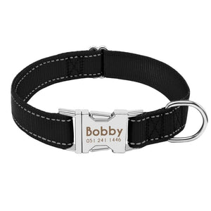Personalized Dog Collar Just For You - Black / L