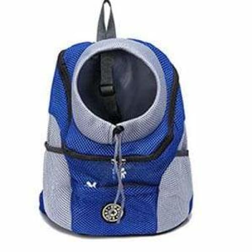Pet Carrier Backpack - Blue / 30x34x16 cm - Dog Accessories