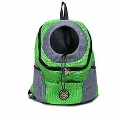Pet Carrier Backpack - Green / 30x34x16 cm - Dog Accessories