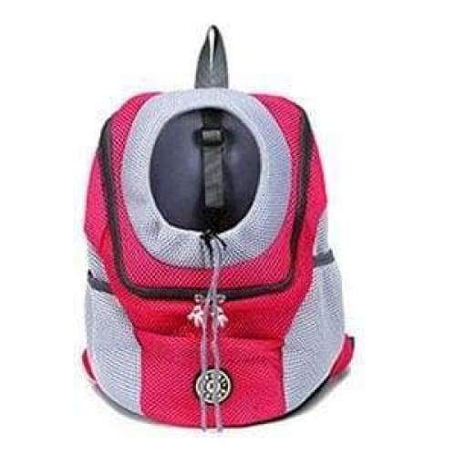 Pets Carrier Backpack - Red / 30x34x16 cm - Dog Accessories