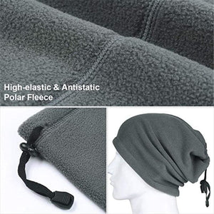 Polar fleece neck tube scarf - face cover