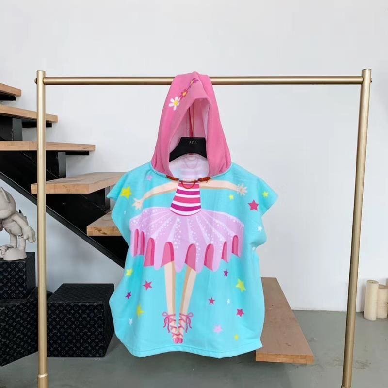 Poncho kids bathrobe - 10 / m (60x120cm) - baby&toddler 