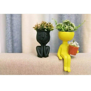 Posture Sculpture Vase - Home Garden 2