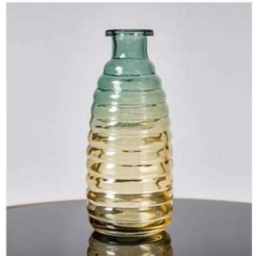 Relief Art Glass Vase - high 15cm - home decor 2