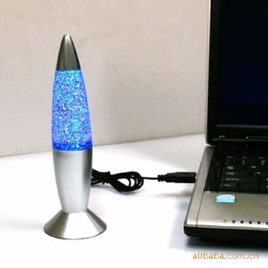 Rocket color changing lava lamp - led night lights