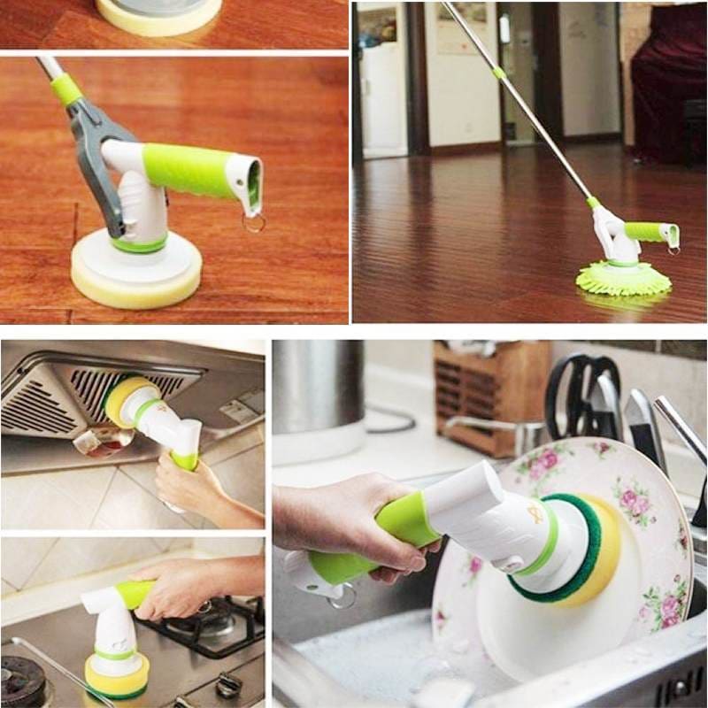 Scrub cleaning brush - smart home