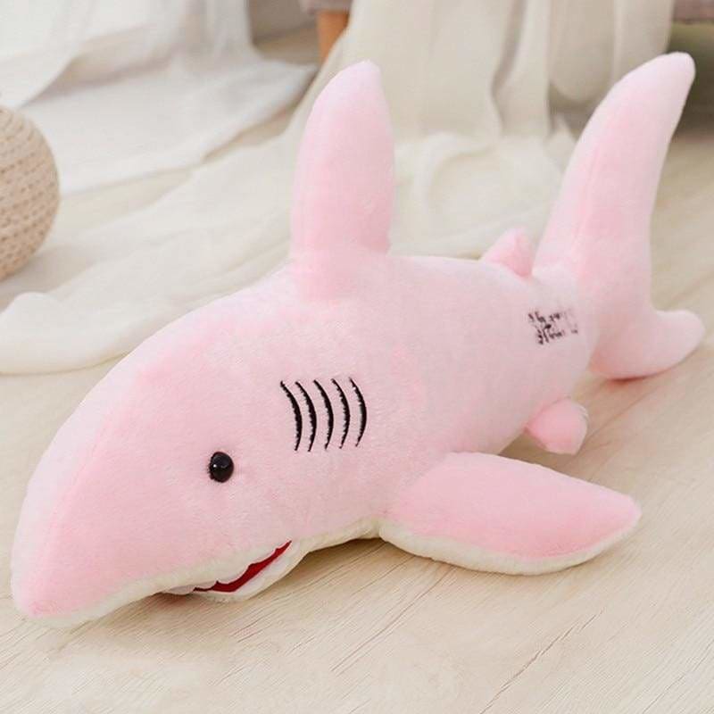 Sharky pillow plush toy - 100cm / pink - stuffed & animals