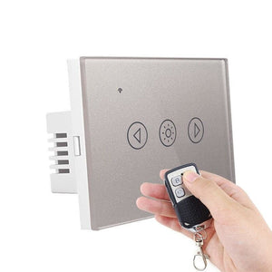 Smart switch for light - gray with remote / 433.92mhz - 