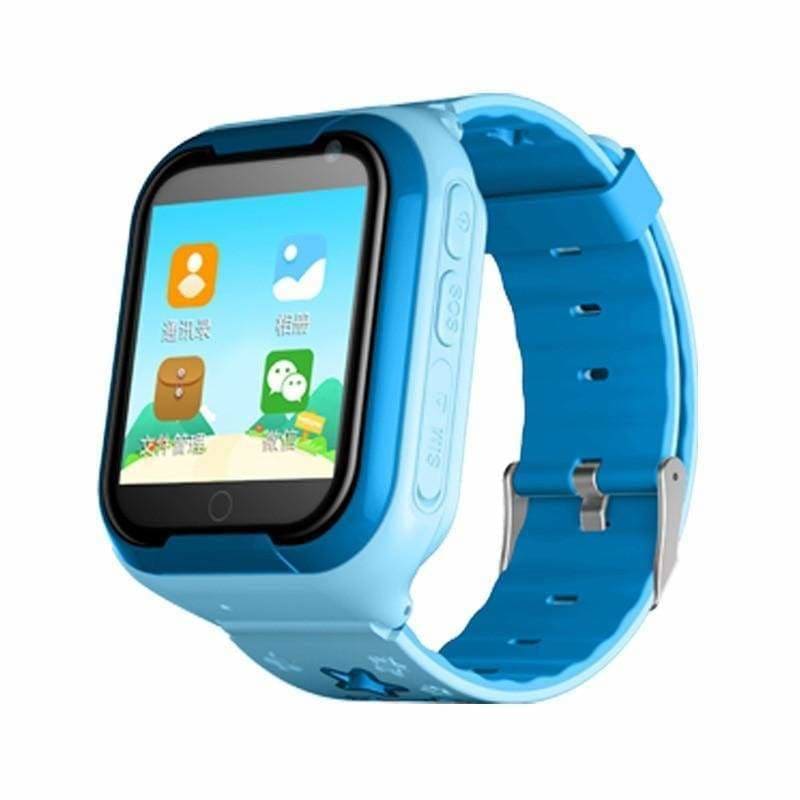 Smart Watch For Kids 4G GPS Wifi Tracker - Blue - kids watch