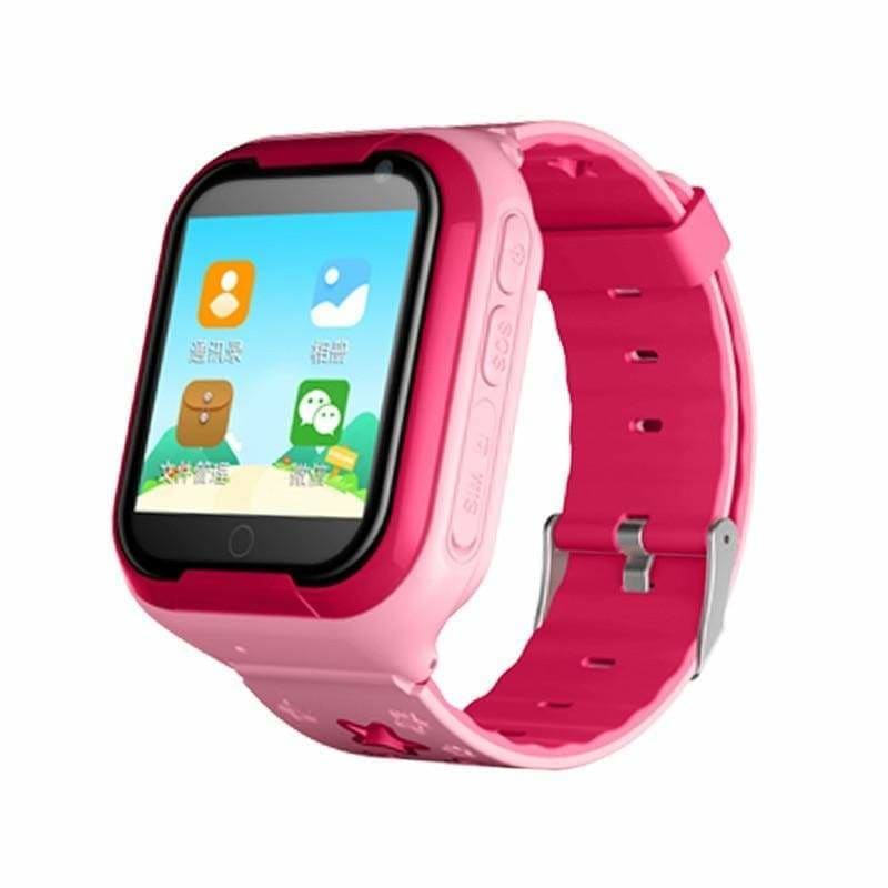 Smart Watch For Kids 4G GPS Wifi Tracker - Pink - kids watch