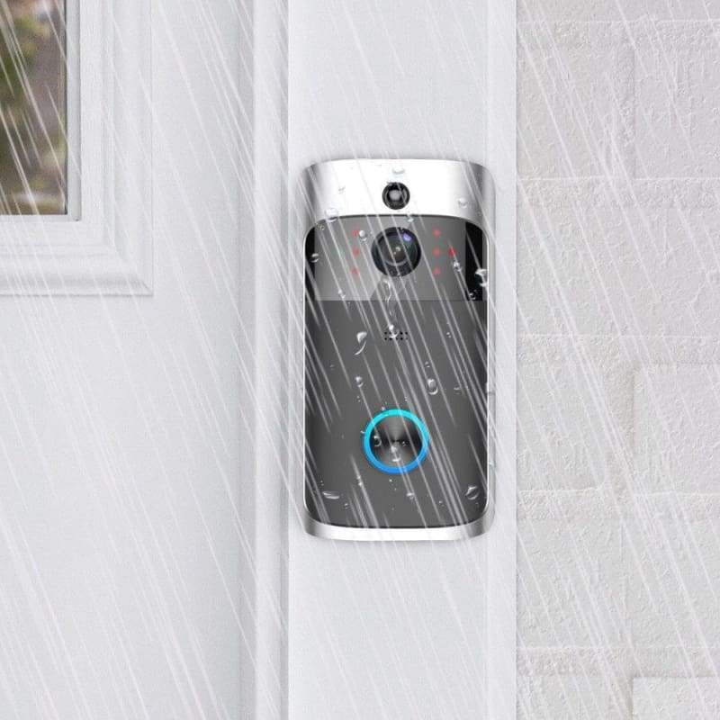 Smart Wifi Camera Doorbell - Black - Video Intercom