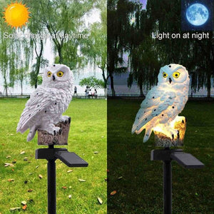 Solar owl garden light - lamps